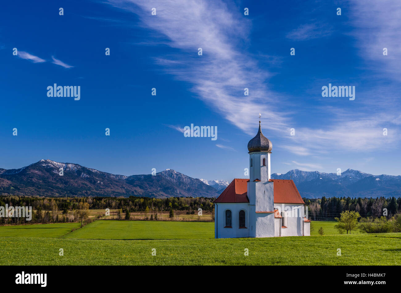 Germany, Bavaria, Upper Bavaria, Pfaffenwinkel, Penzberg, district ...