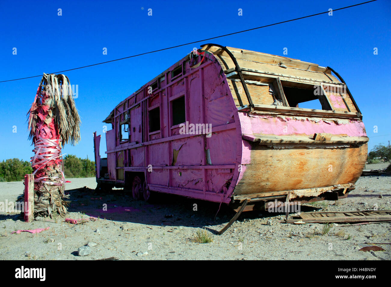 California: Travel Salton Sea Stock Photo
