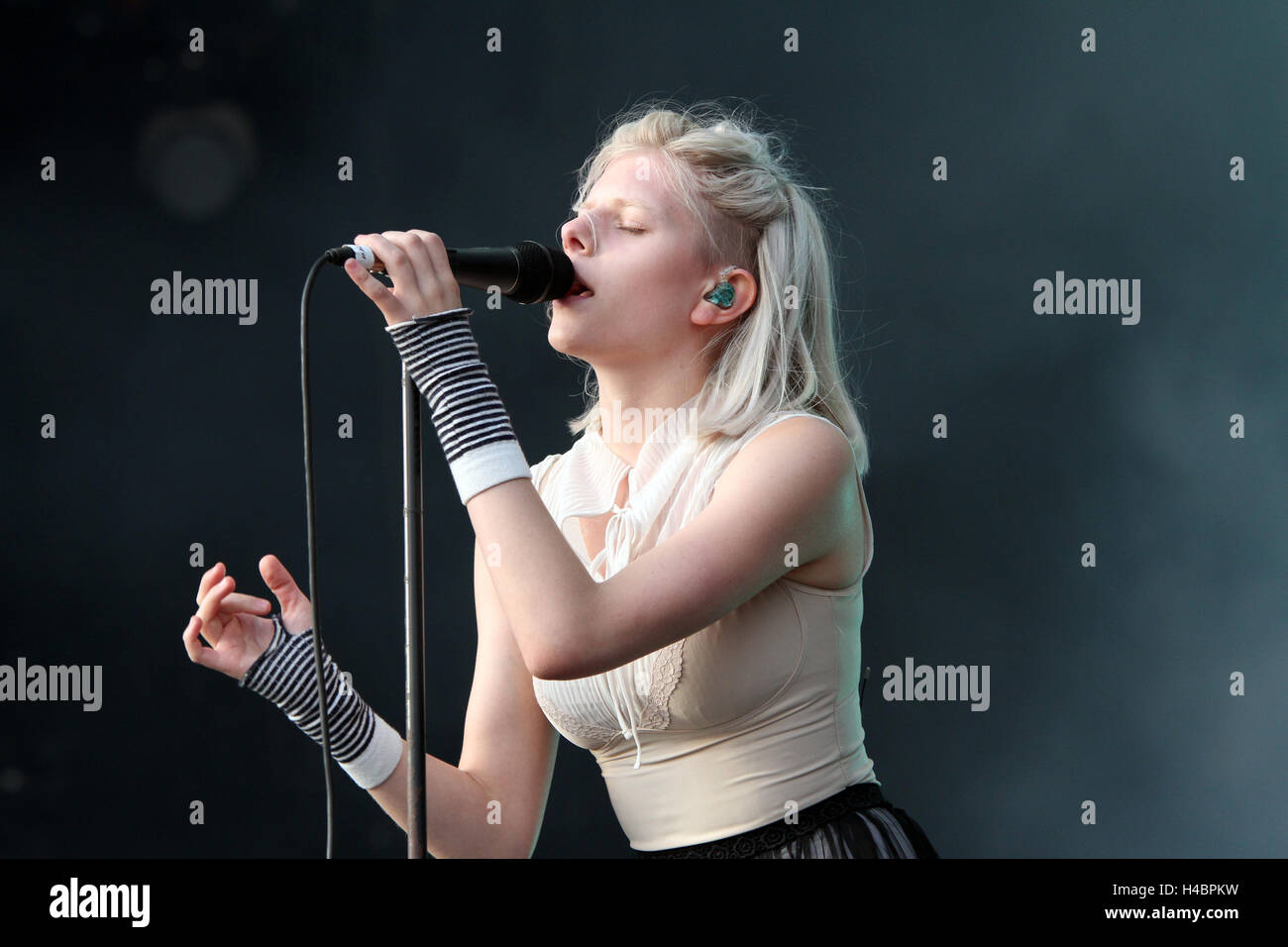 Norwegian pop singer Aurora performs at the Colours of Ostrava music  festival, Czech Republic, 15 July 2016 Stock Photo - Alamy