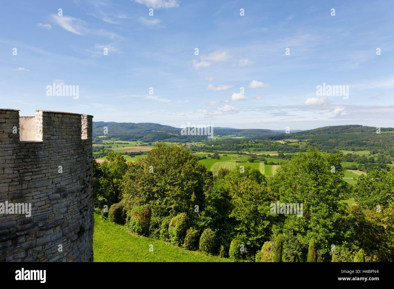 ChÔteau de Belvoir, Jura, France Stock Photo