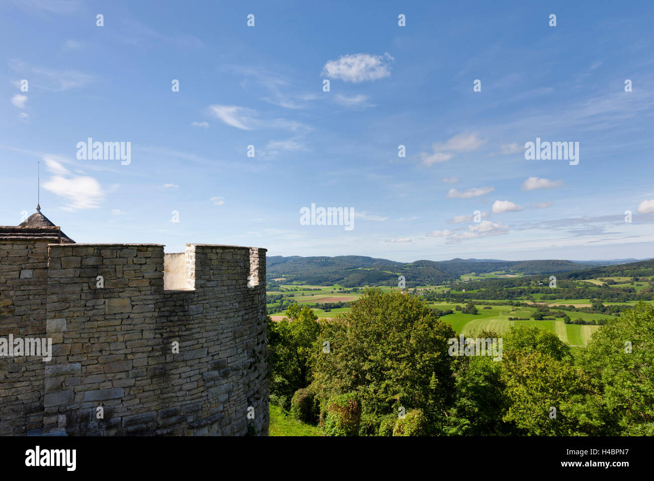 ChÔteau de Belvoir, Jura, France Stock Photo