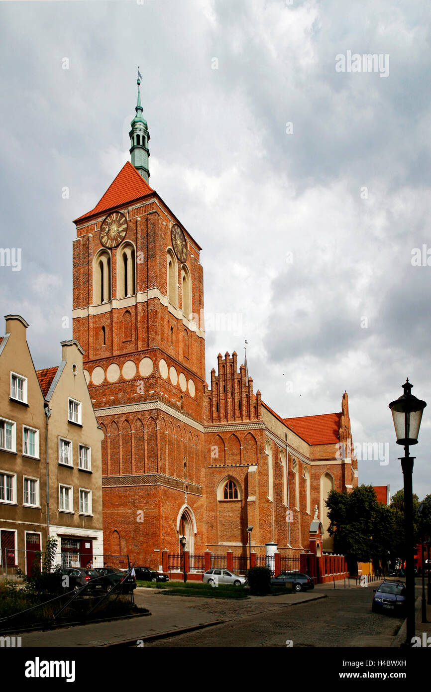 Poland, Pomerania, Gdansk, Main City, John church Stock Photo Alamy