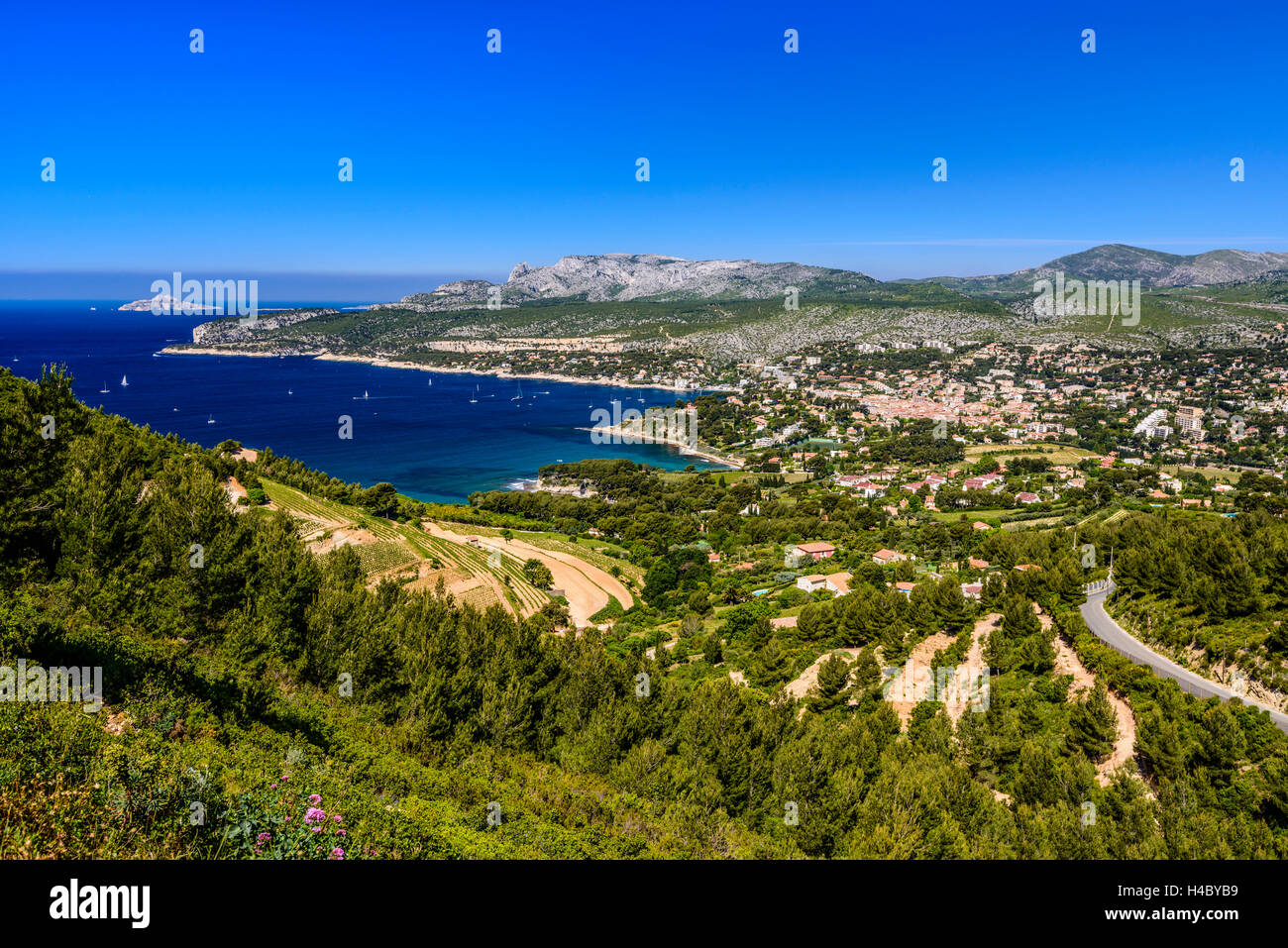 France, Provence, BouchesduRhône, Riviera, Cassis, Baie de Cassis