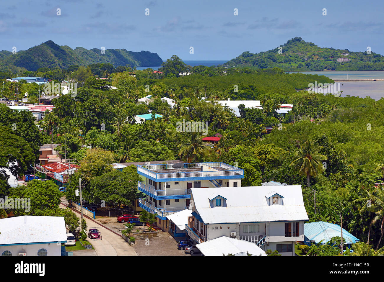 Koror town and islands, Koror Island, Republic of Palau, Micronesia ...