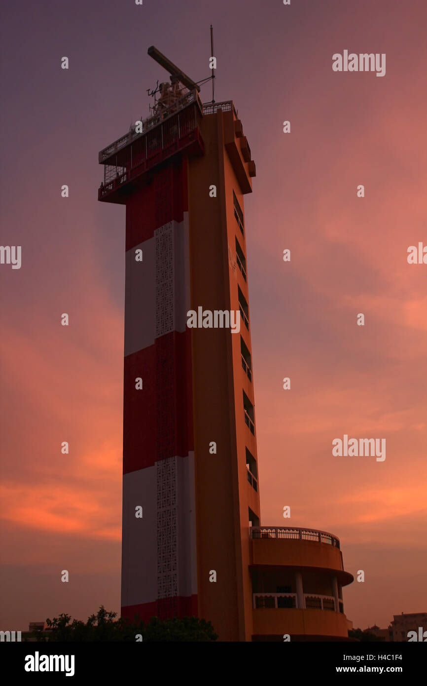 chennai light house Stock Photo Alamy