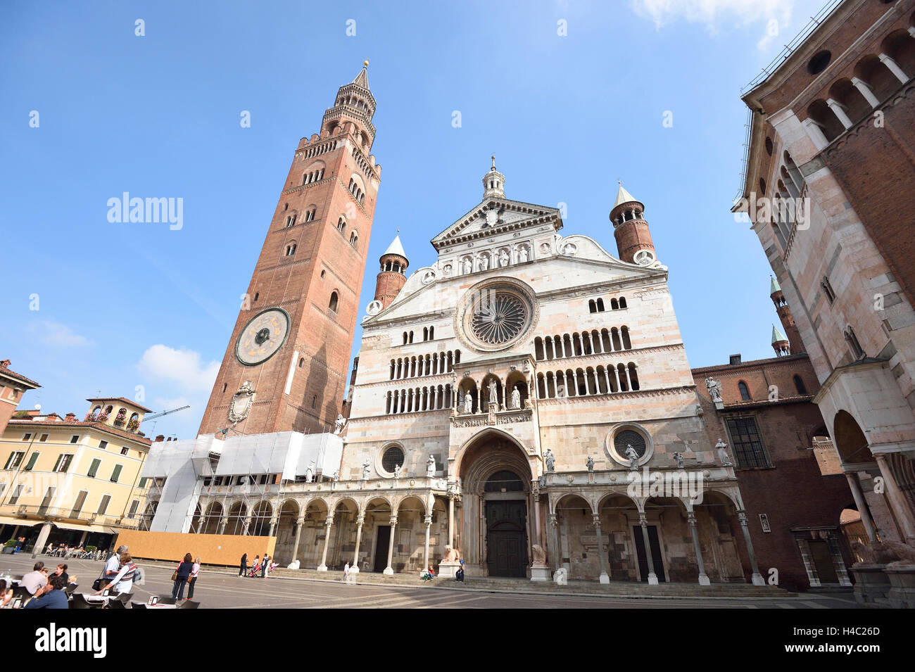 Europe, Italy, Lombardy, Cremona, Cattedrale di Cremona, Stock Photo