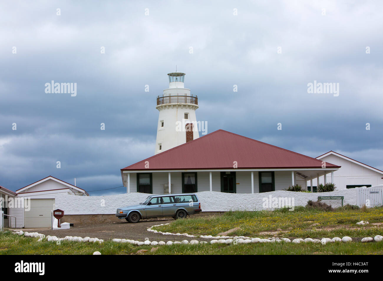 Lighthouse Keeper Cottages At Cape Willoughby Lighthouse On