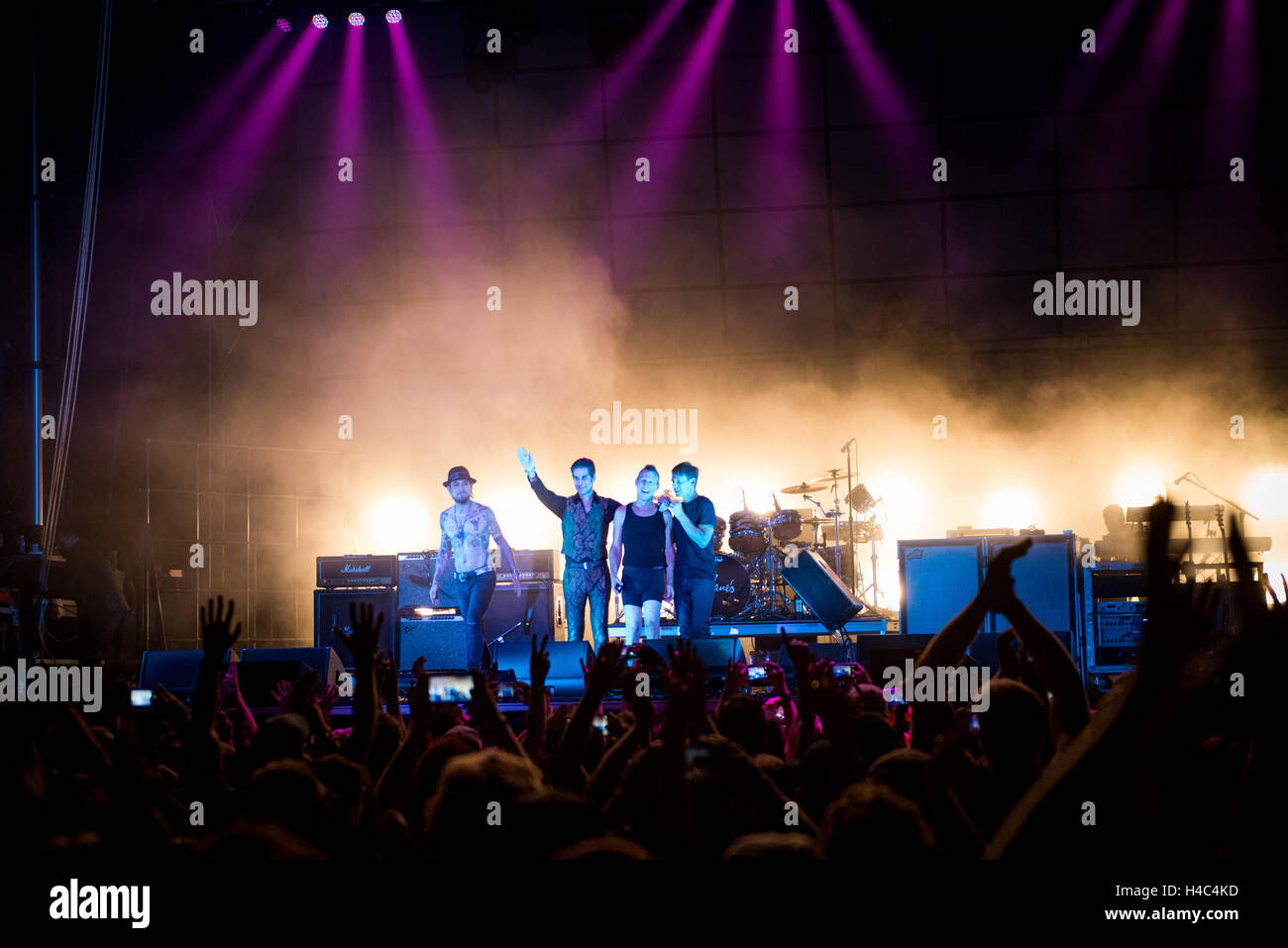 Jane's Addiction on stage at Riot Fest Day 1 at the National Western ...