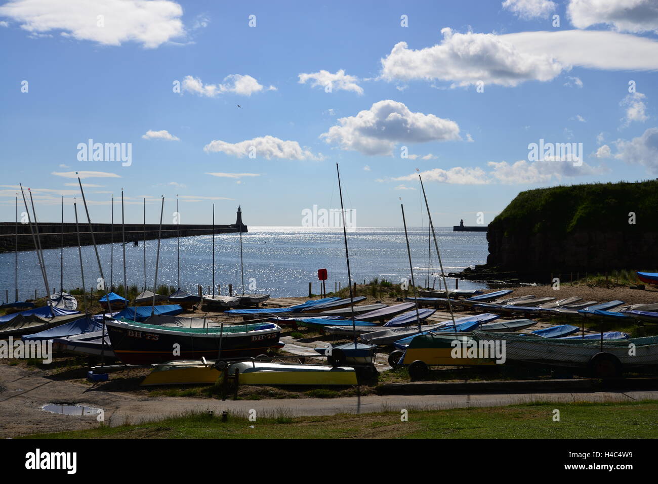 UK, Tyne and Wear, Tynemouth Stock Photo Alamy