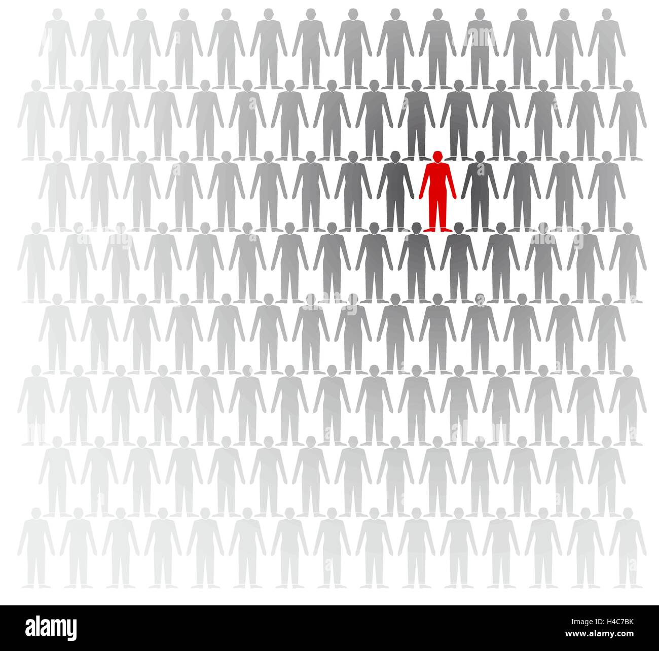 Silhouette male stand up Cut Out Stock Images & Pictures - Alamy