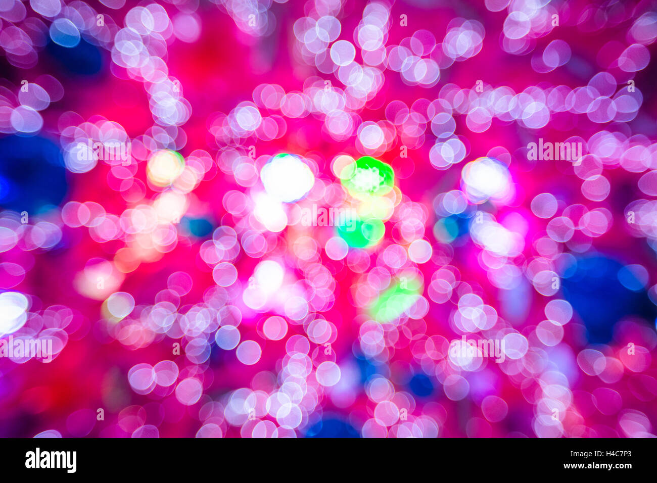 Pink christmas lights Stock Photo Alamy