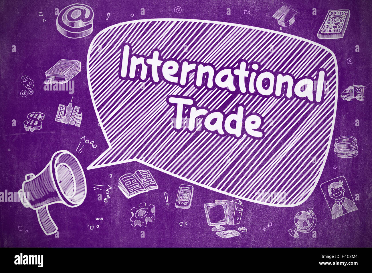 International Trade - Business Concept. Stock Photo