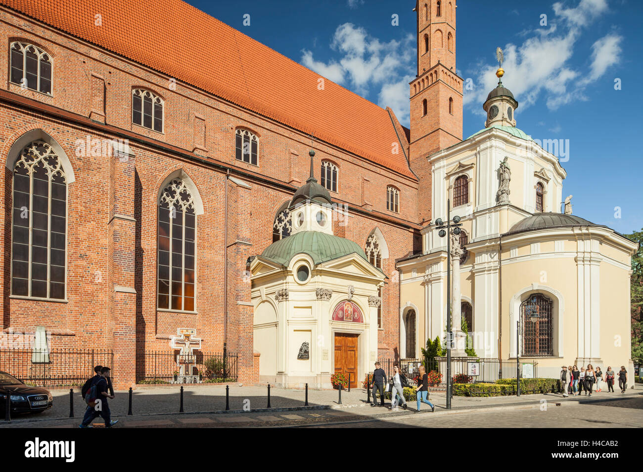 Greek Catholic church in Wroclaw old town, Lower Silesia, Poland. Stock Photo