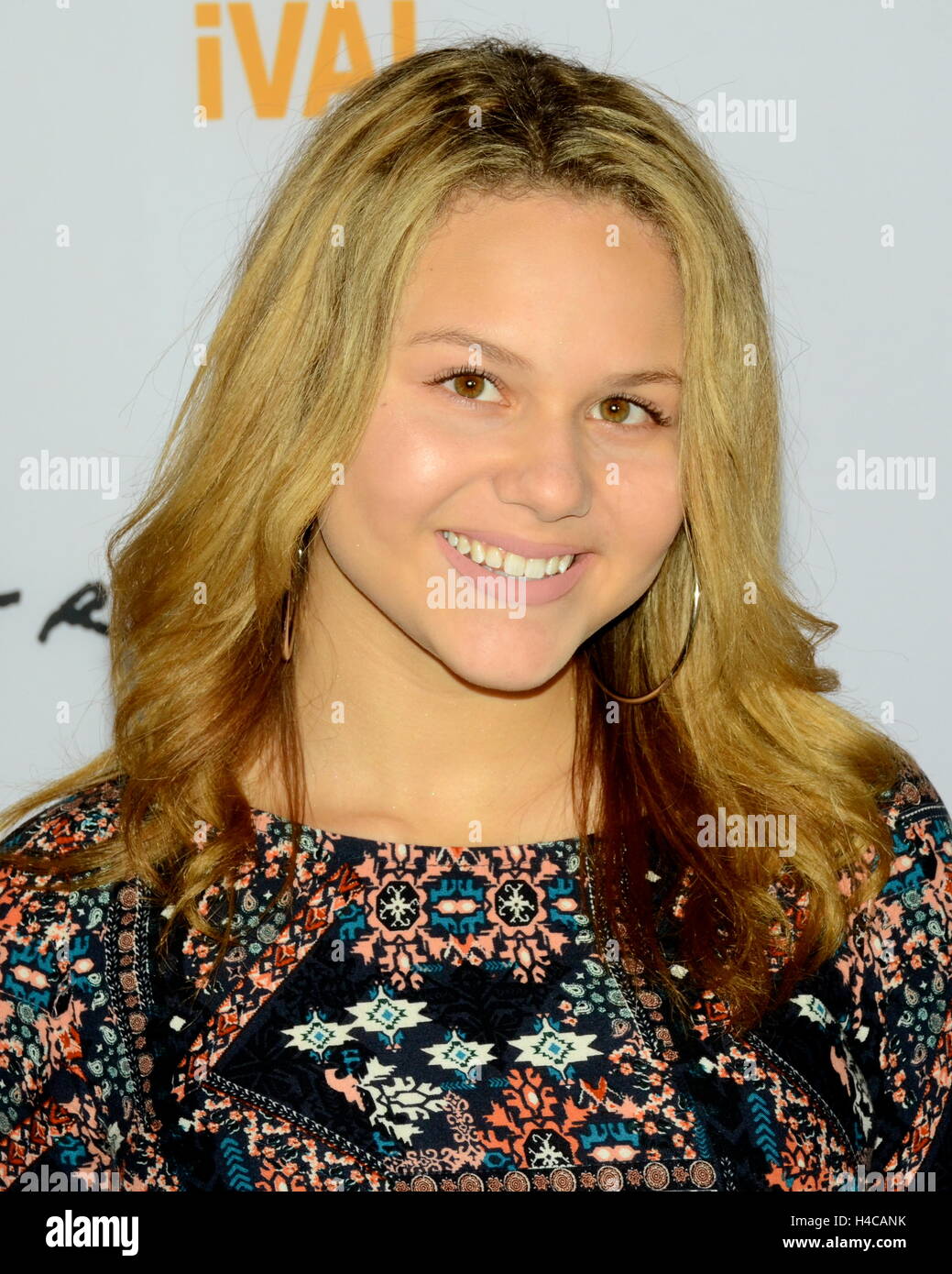 Isabella Acres Arrives At The Los Angeles Film Festival Girl Flu Premiere At The