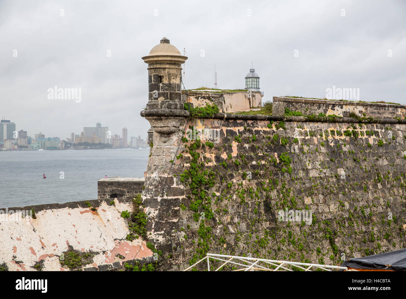Fortress, Fortaleza de San Carlos de la Cabana, Havana, La Habana del Estonian, La Habana, Cuba, the republic Cuba, the Greater Antilles, the Caribbean Stock Photo