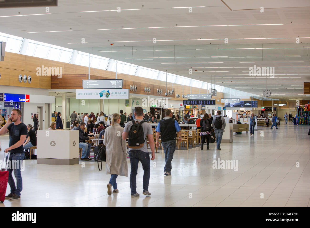 Adelaide international airport in South Australia Stock Photo