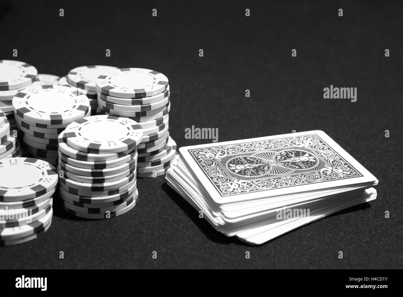 Poker chips background Black and White Stock Photos & Images Alamy