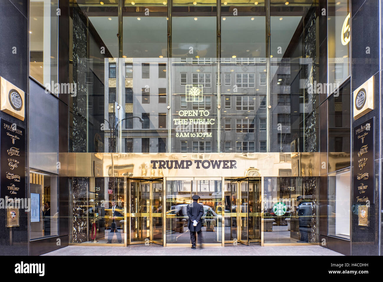 Trump Tower in New York Stock Photo