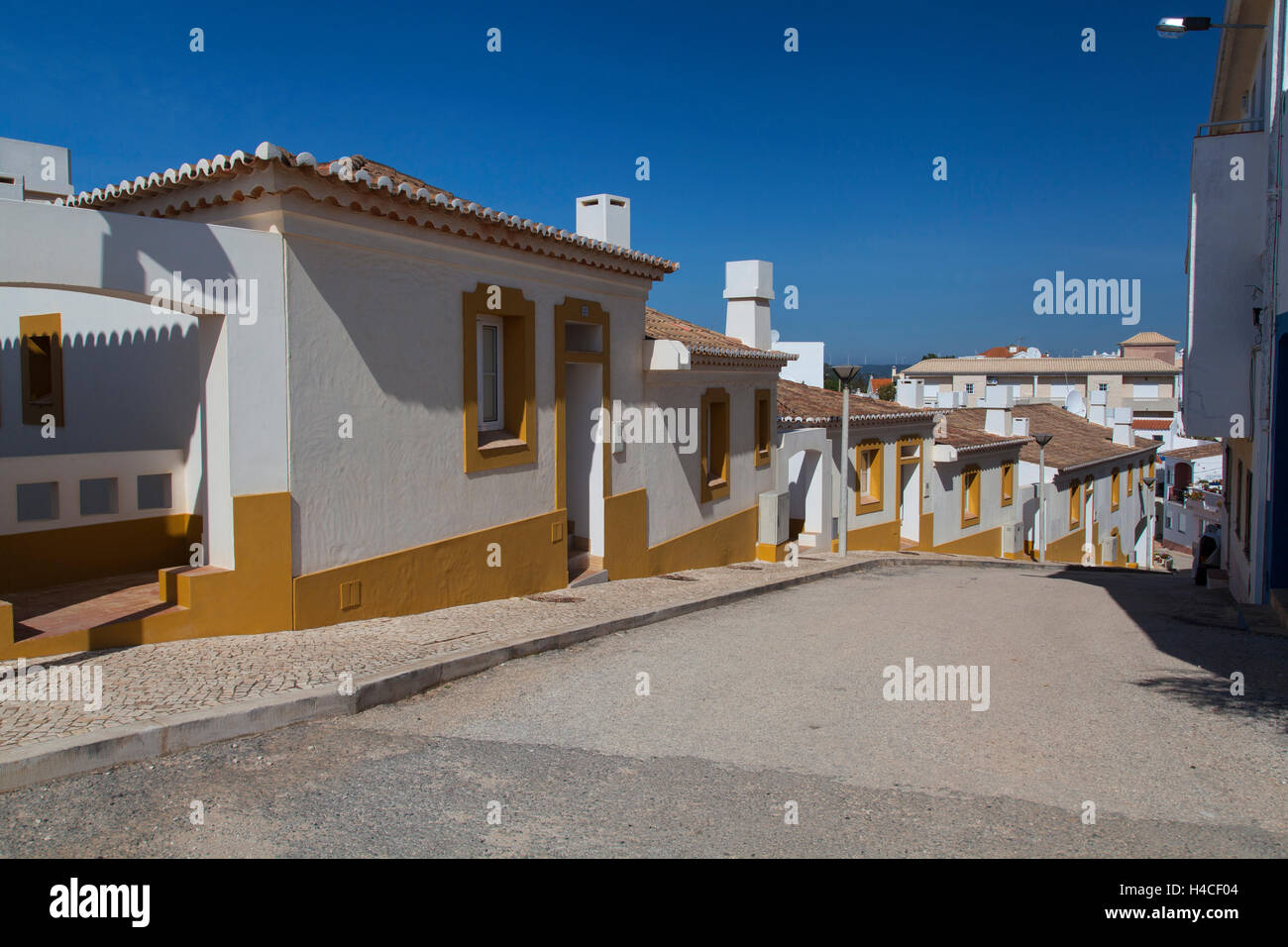 Village Burgau in the Parque Natural do Sudoeste Alentejano e Costa Vicentina, Algarve, Portugal, Europe Stock Photo