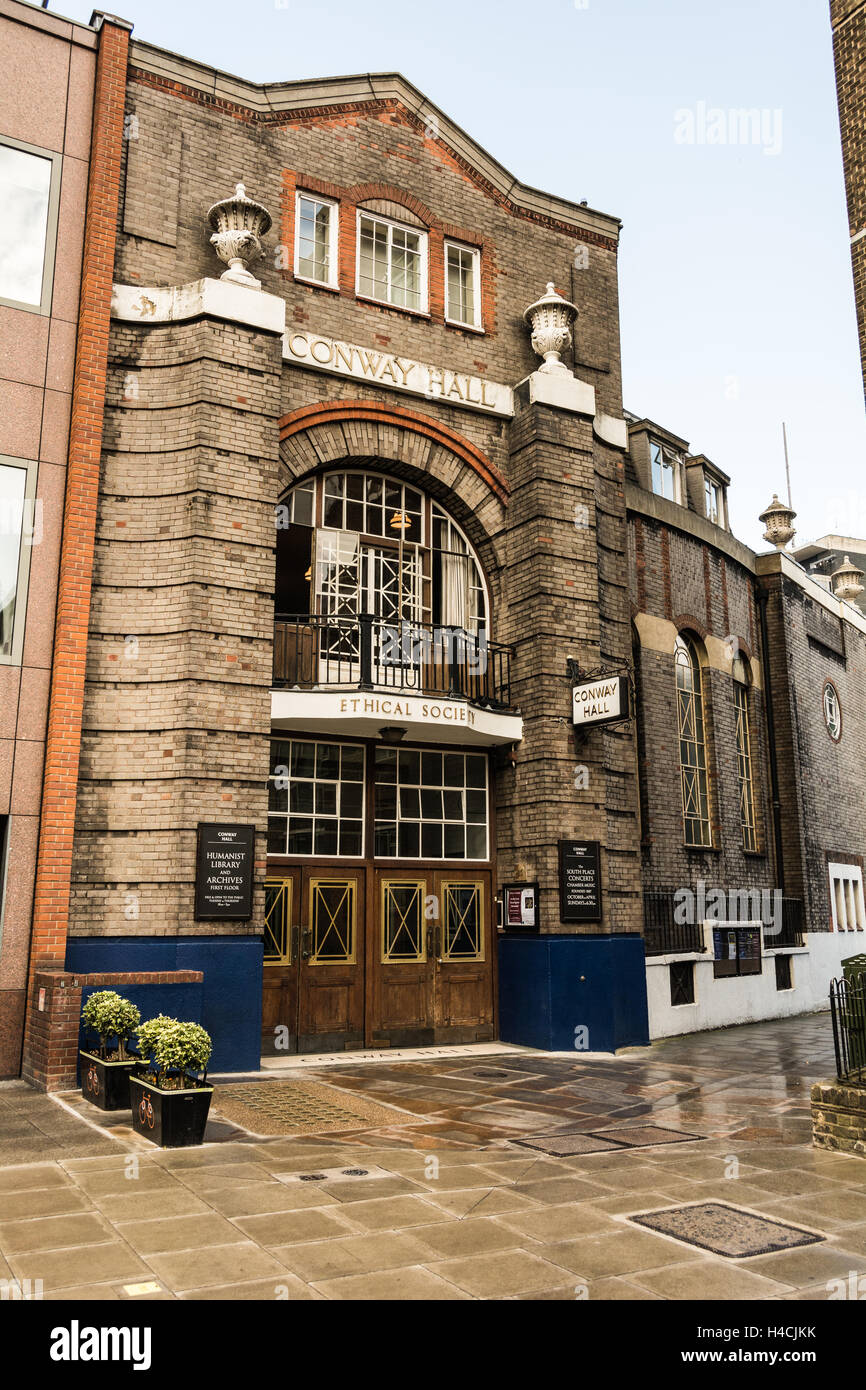 Conway Hall, South Place Ethical Society, Holborn, London, England