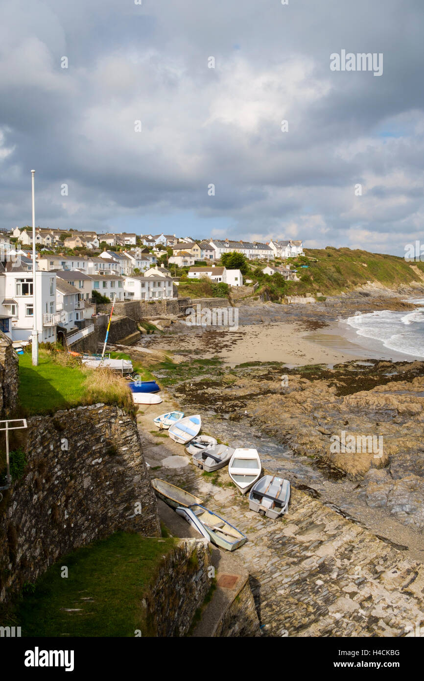 Portscatho, Roseland Peninsula, Cornwall, England, United Kingdom Stock Photo