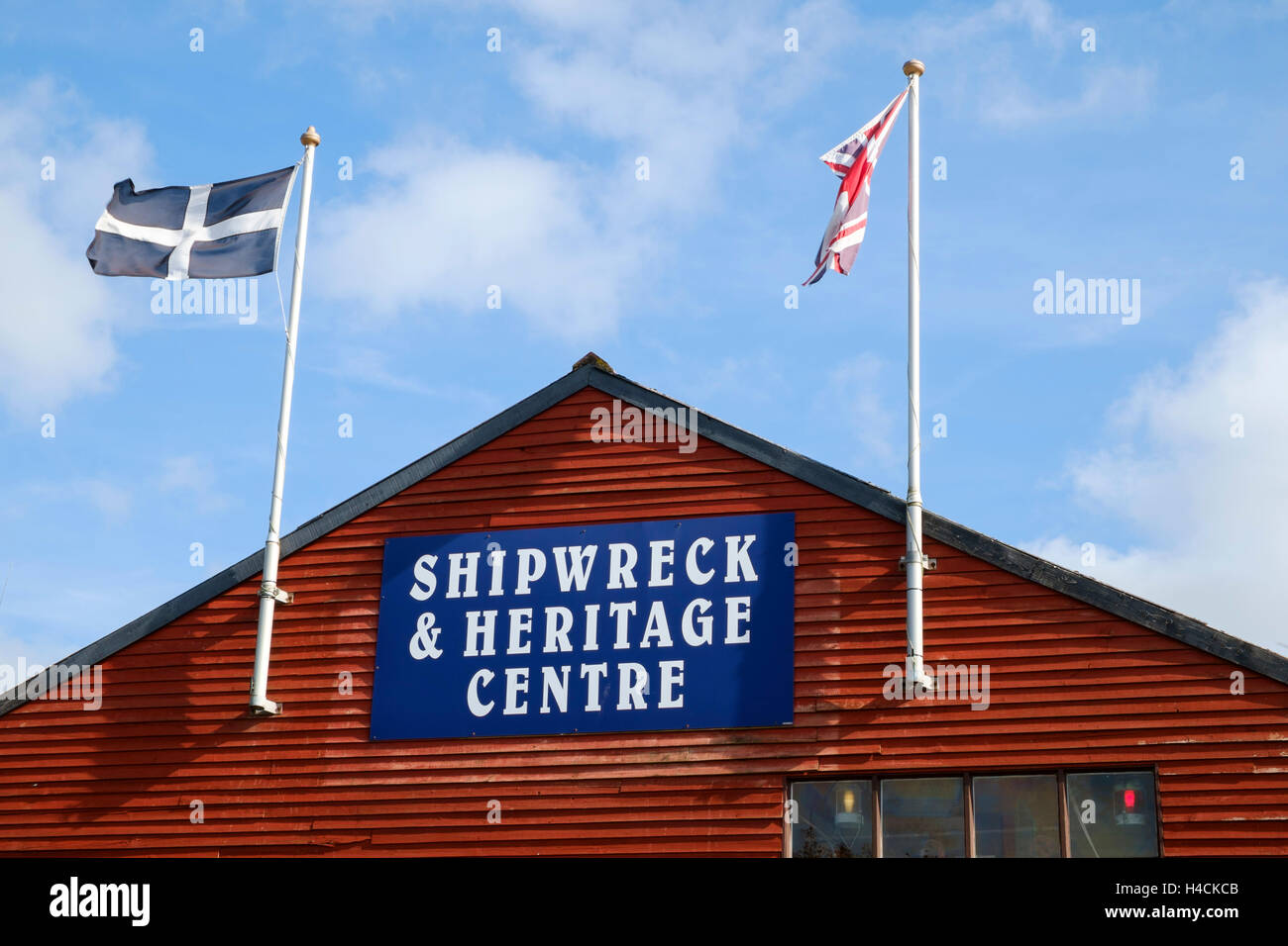 Shipwreck and Heritage Centre, Charlestown, Cornwall, England, UK Stock Photo