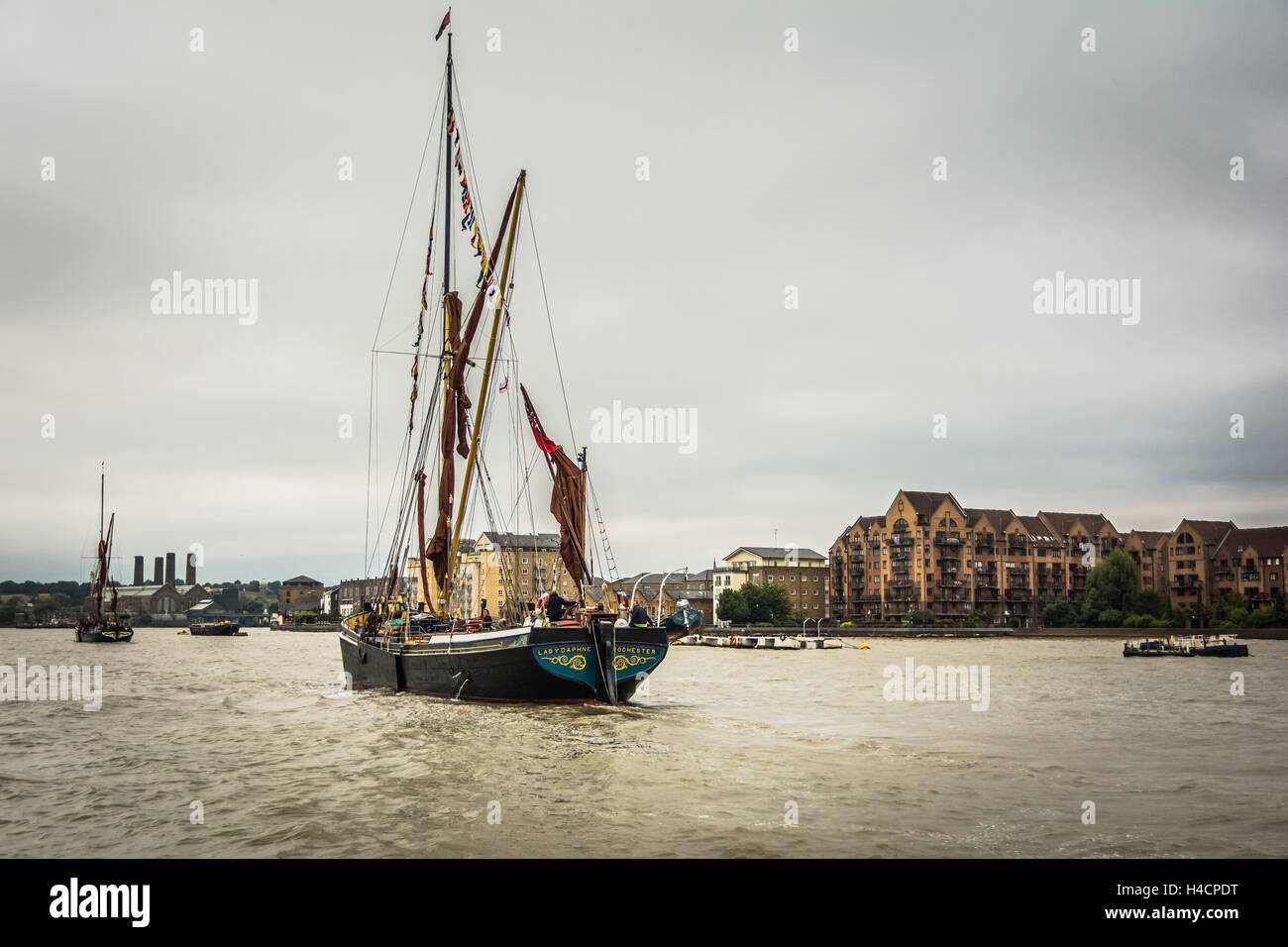 Classic sailing barge hires stock photography and images Alamy