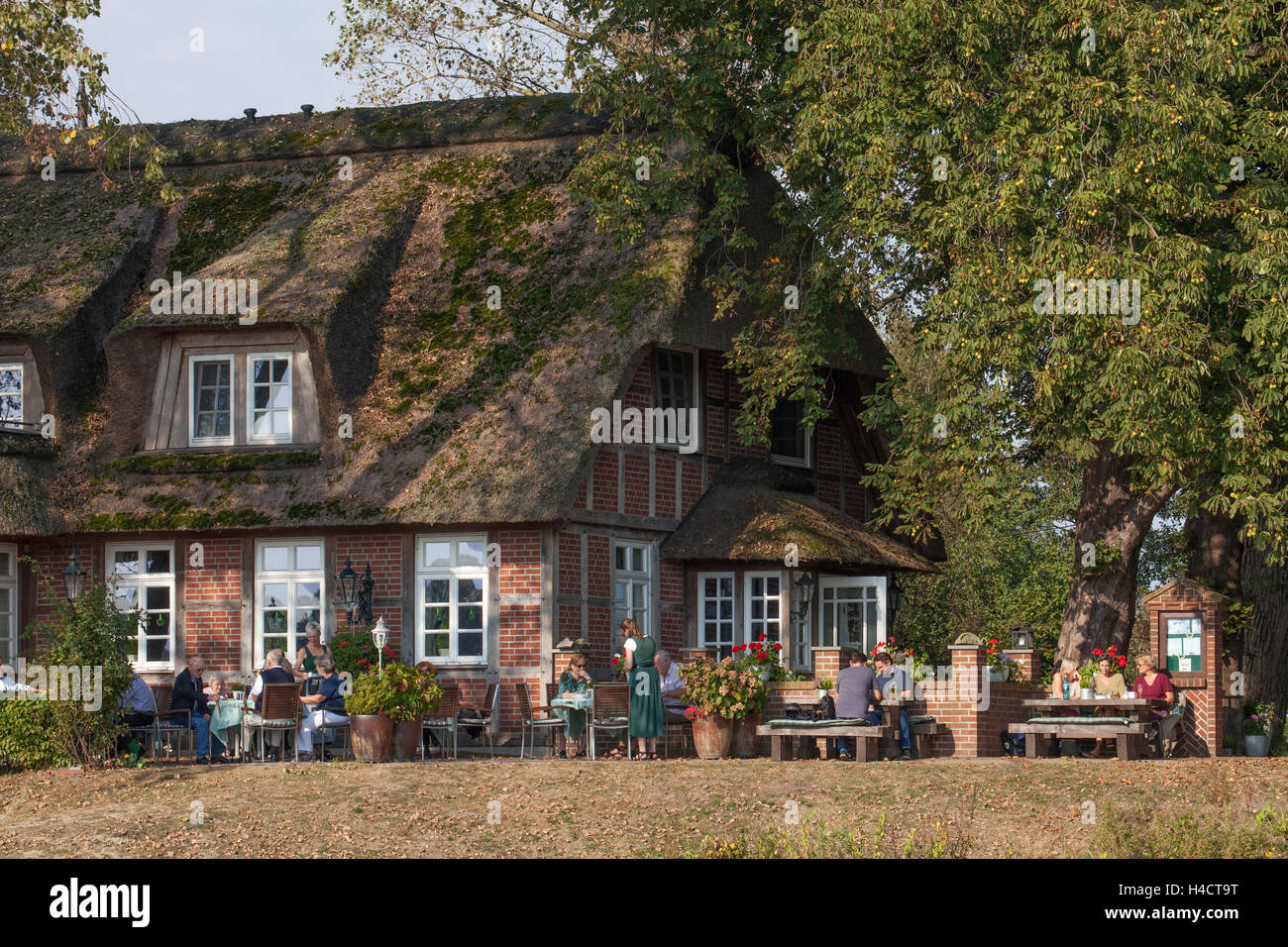 Holiday bar Wümmeblick in the Wümmedeich, block country, Lilienthal, Lower  Saxony, Germany, Europe Stock Photo - Alamy