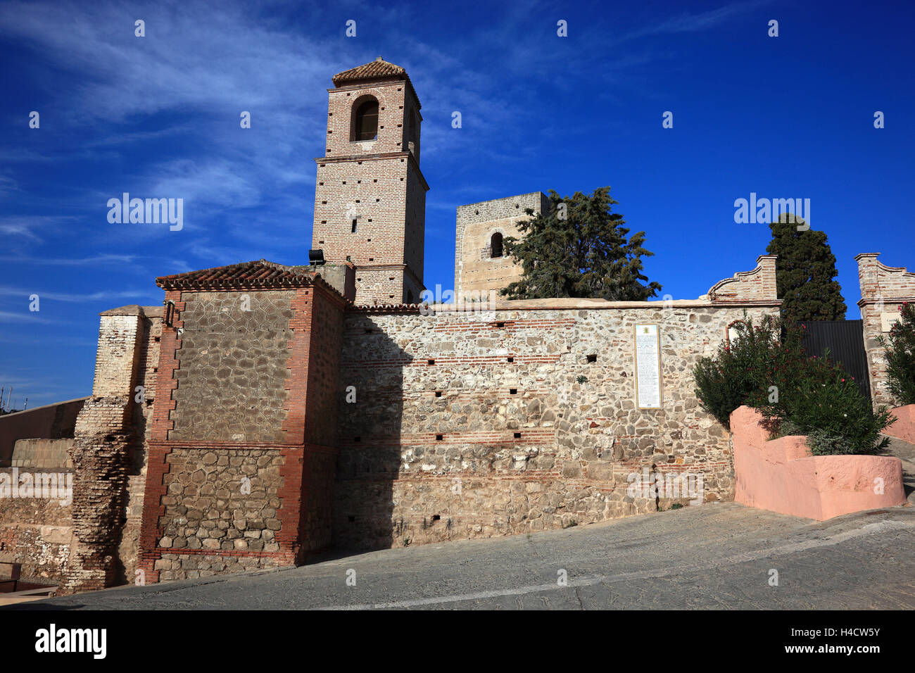 Alora, which Castillo Arabe, Arabian castle, Spain, Andalusia Stock Photo