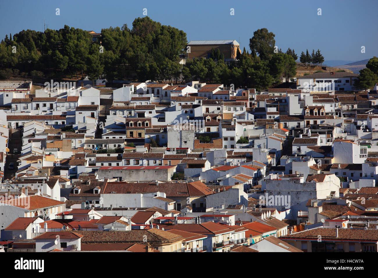 Antequera, Spain, Andalusia, city Antequera, view at the Old Town Stock