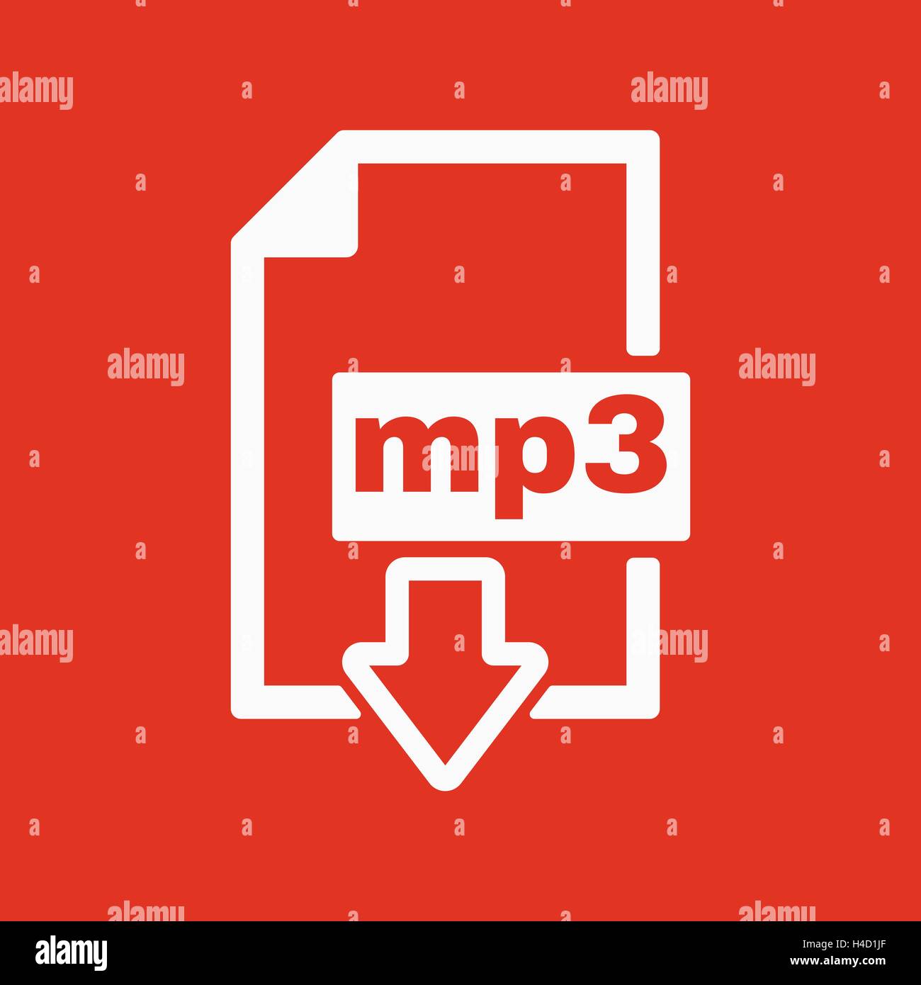 Audio file icon hi-res stock photography and images - Alamy