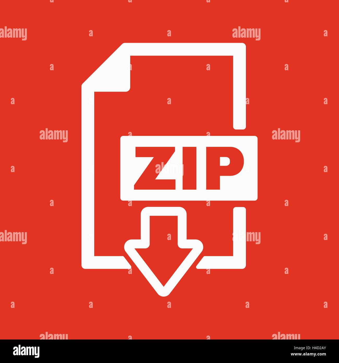 The ZIP file icon. Archive and compressed symbol Stock Vector Image