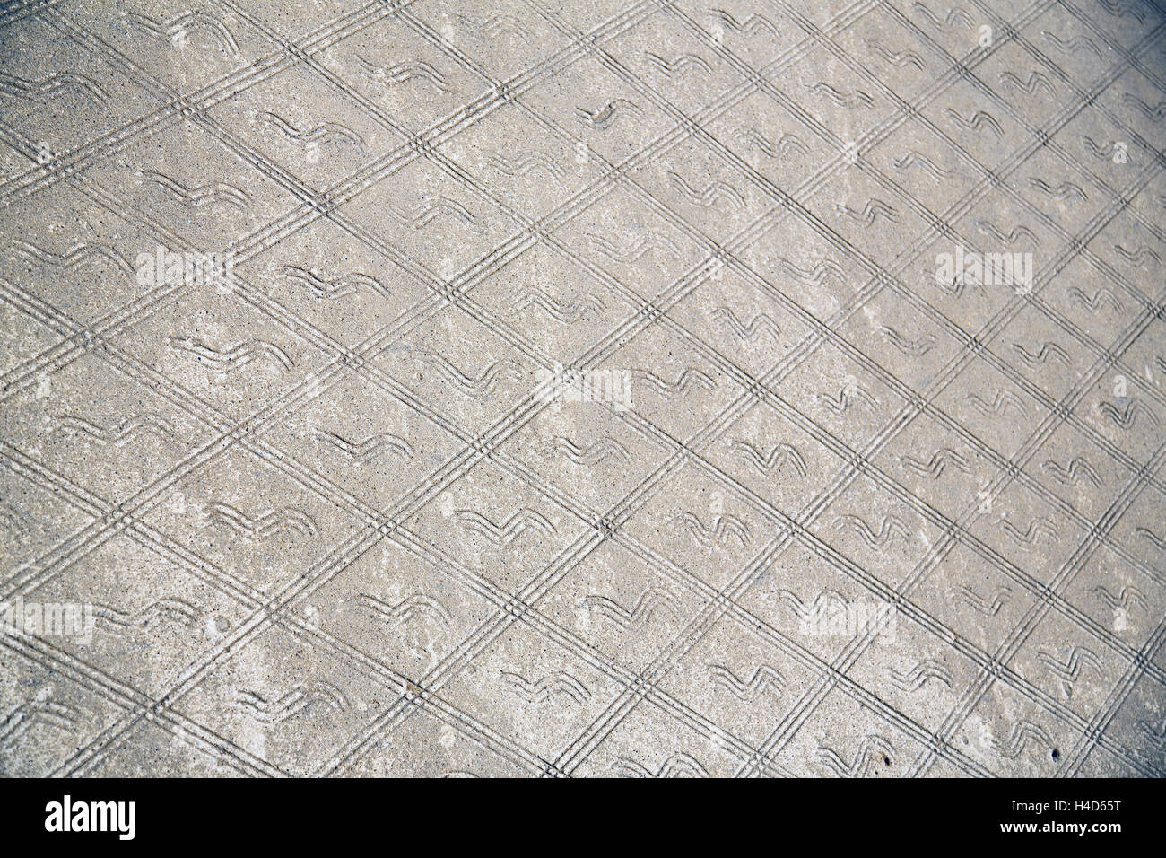 in the legnano street lombardy italy varese abstract pavement of a ...