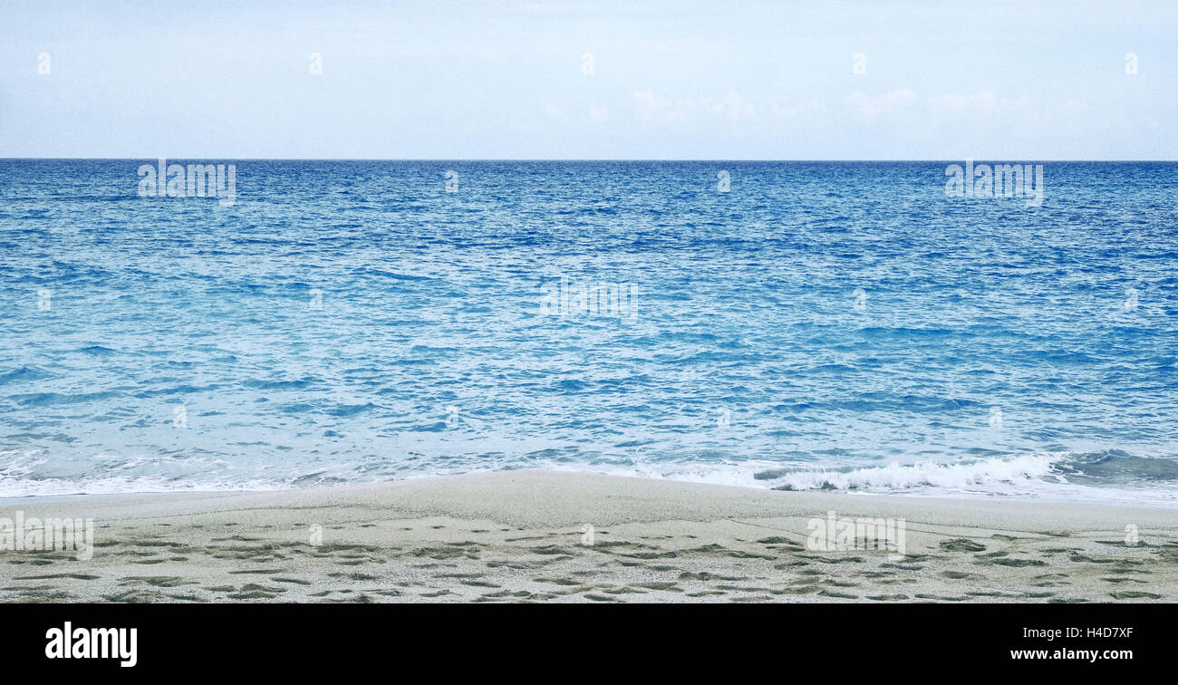 Sea, the Mediterranean Sea, Majorca, view, horizon, Stock Photo