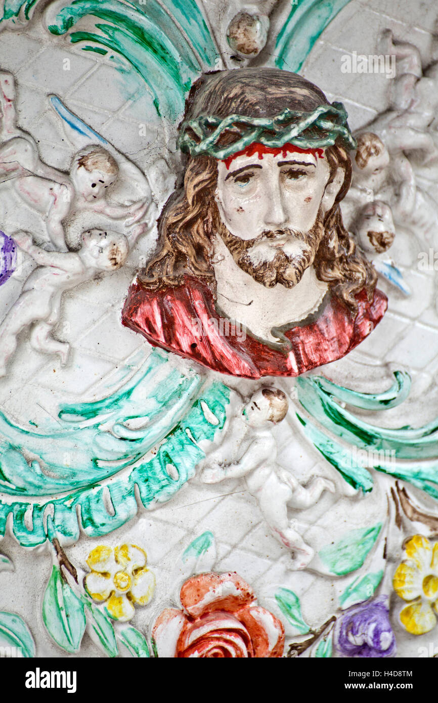 Jesus Portrait Crown Of Thorns High Resolution Stock Photography and ...