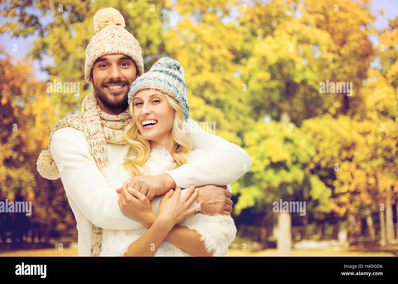 Happy family wear warm hi-res stock photography and images - Alamy
