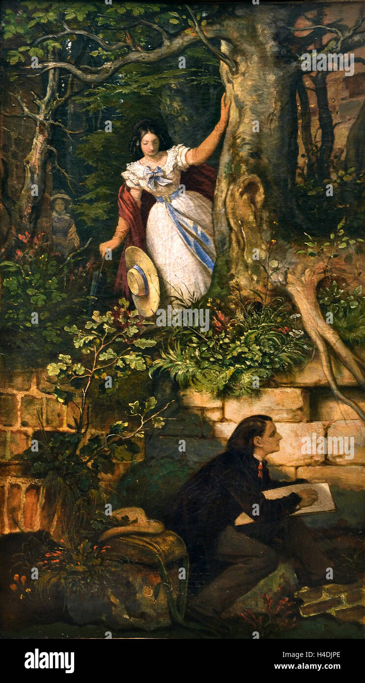 Adventure of the painter Joseph Binder 1860 Moritz von Schwind 1804