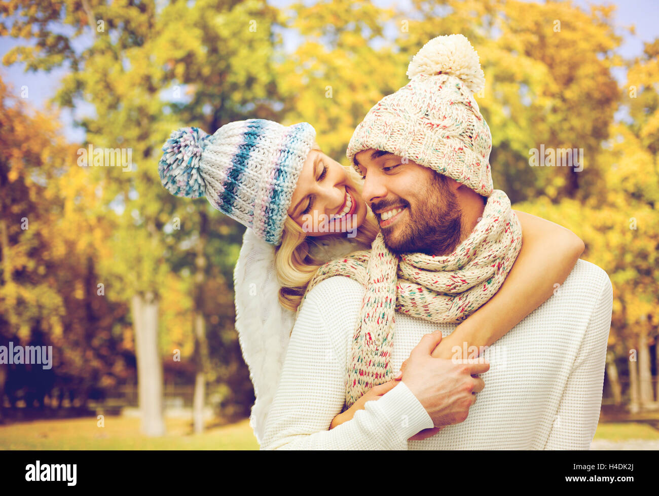 Happy family wear warm hi-res stock photography and images - Alamy
