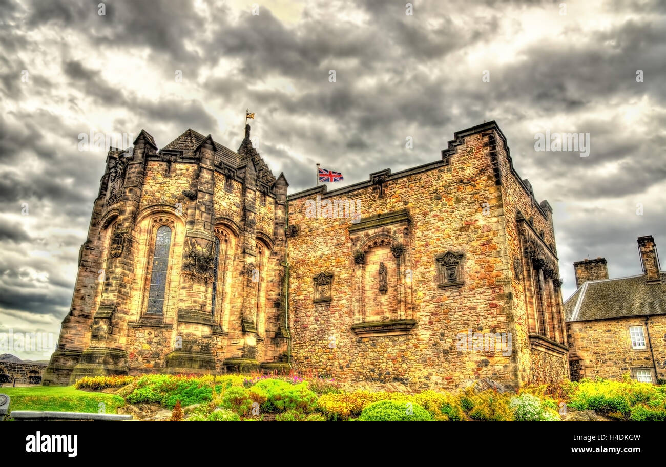 Scottish National War Memorial in Edinburgh Castle Stock Photo