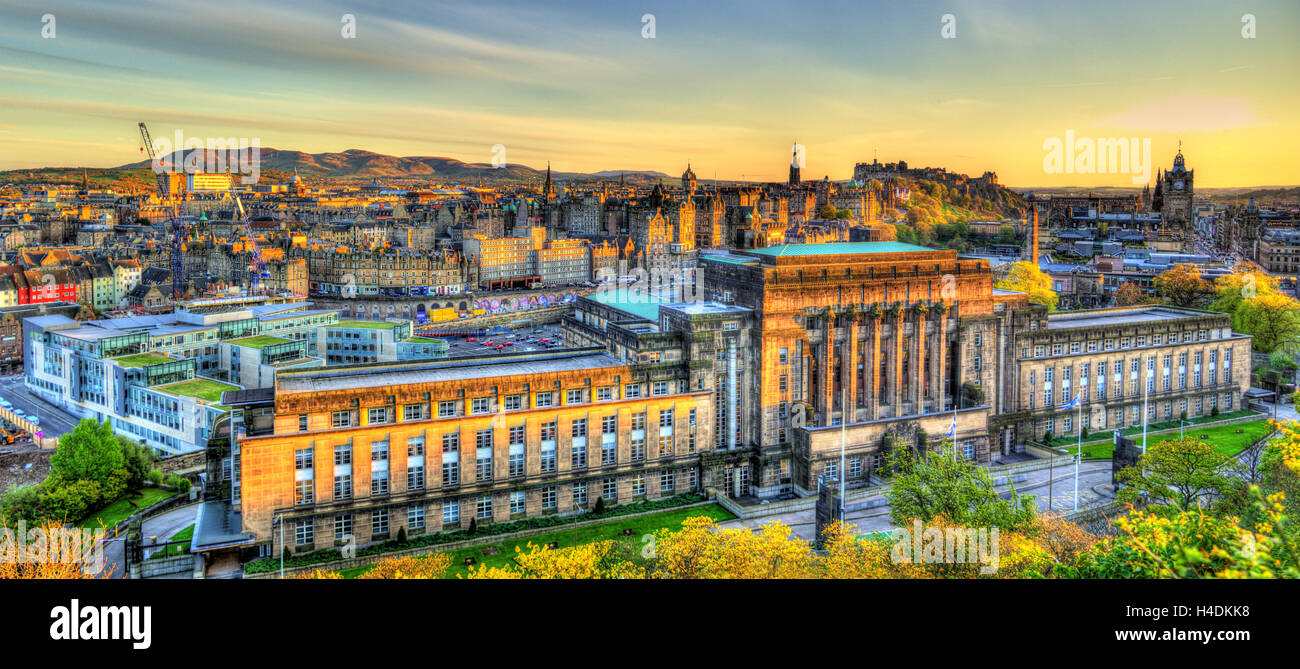 St Andrew's House, a building of the Scottish Government in Edinburgh Stock Photo