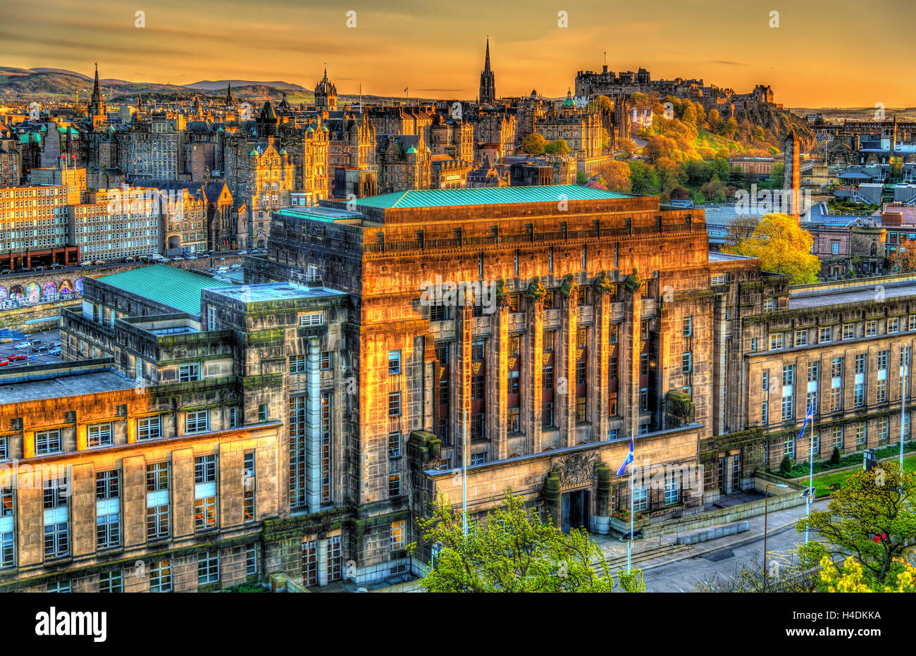 St Andrew's House, a building of the Scottish Government in Edinburgh Stock Photo