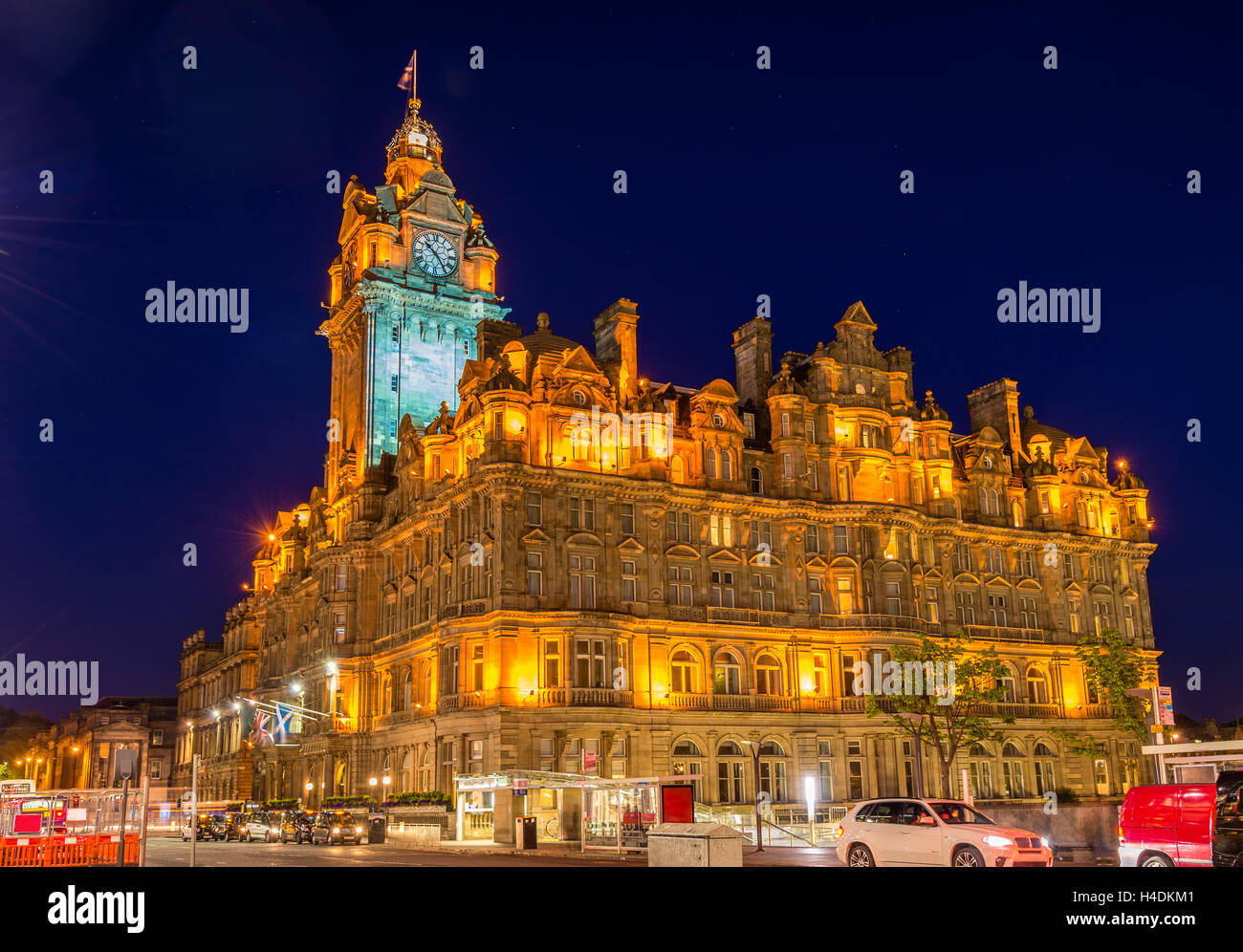 The Balmoral Hotel, a historic building in Edinburgh - Scotland Stock Photo