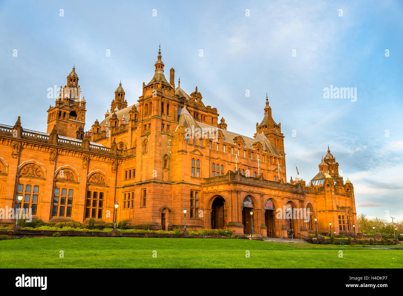 Kelvingrove Museum and Art Gallery in Glasgow - Scotland Stock Photo