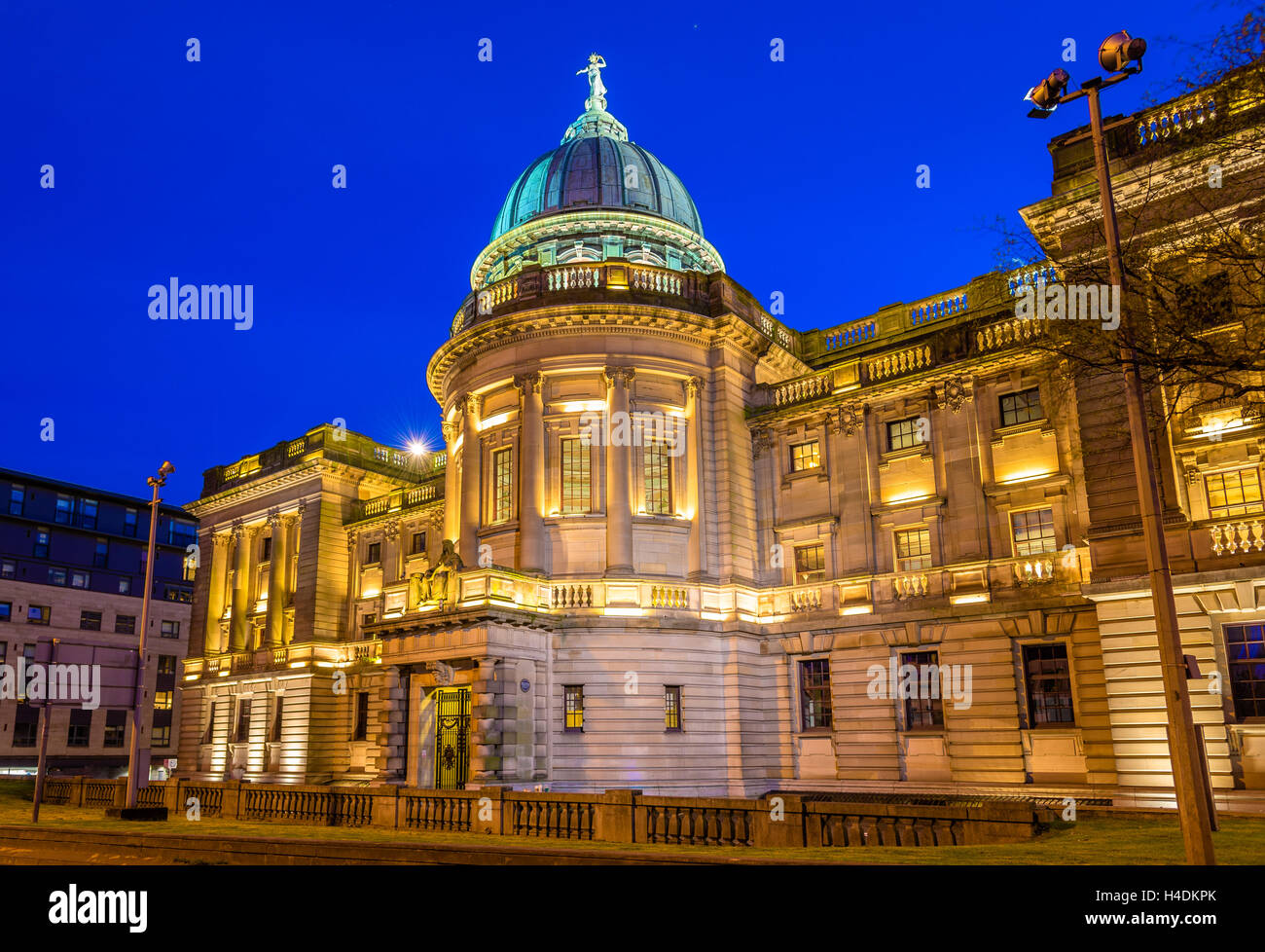 The Mitchell Library, a large public library in Glasgow, Scotland Stock