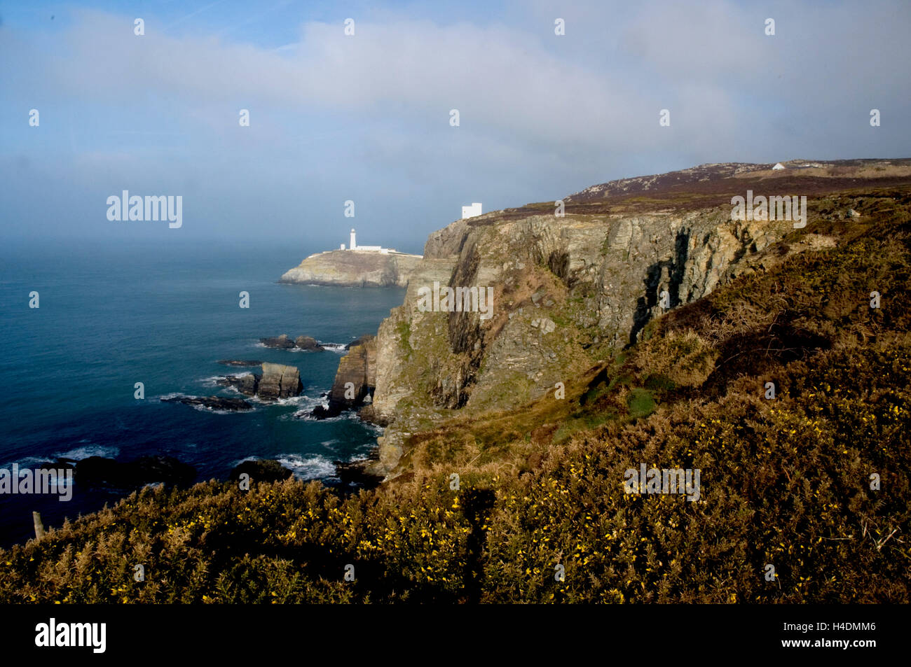 South Stack overview Stock Photo Alamy