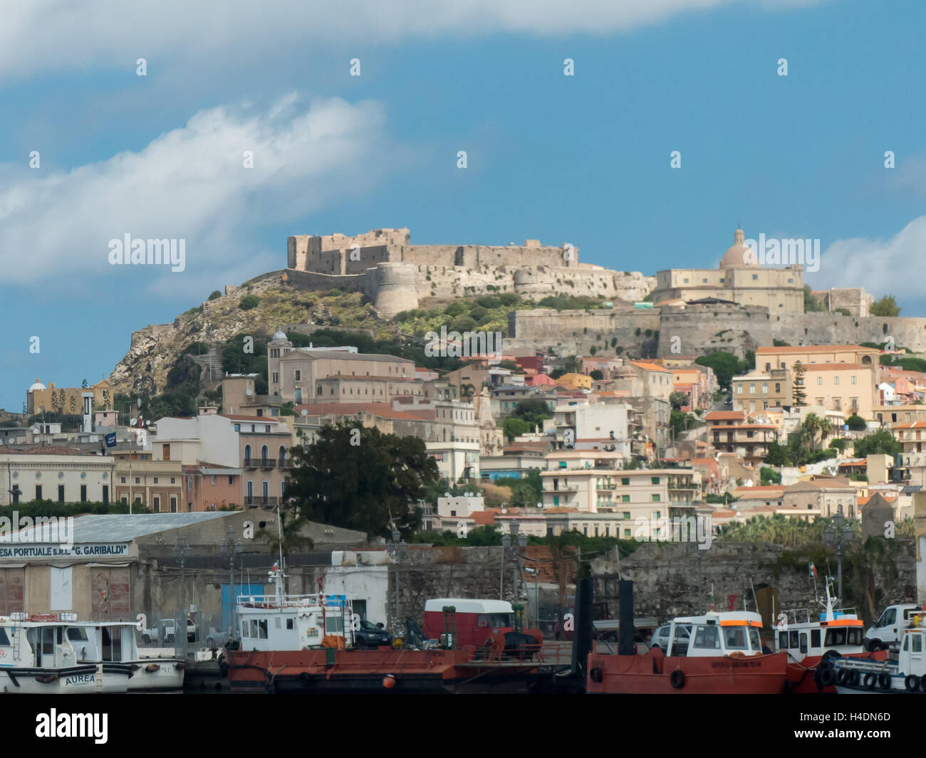 Milazzo in Sicily Stock Photo Alamy