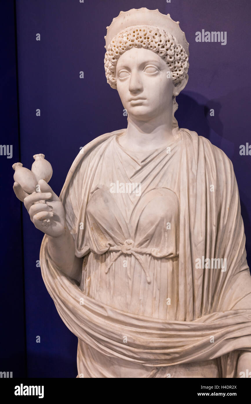 Antique sculpture, Mougins Museum of Classical Art (MACM), Mougins, Alpes-Maritimes department, France Stock Photo