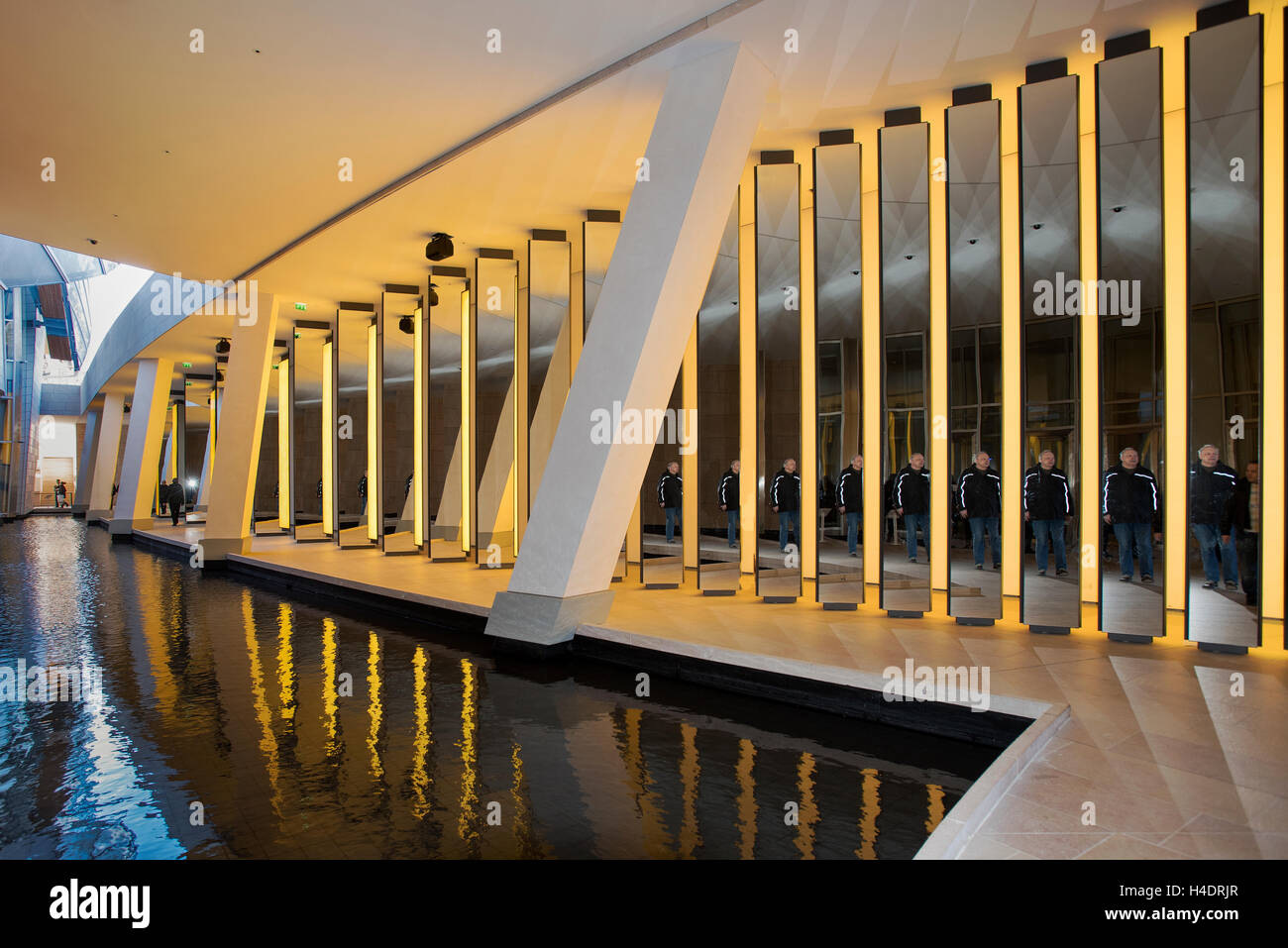 Interior Of Louis Vuitton Foundation Art Museum Paris France Stock Photo Alamy