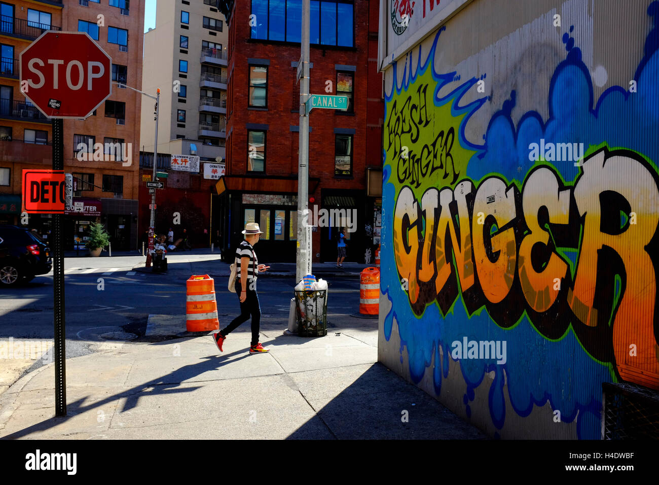 Chinatown graffiti hires stock photography and images Alamy