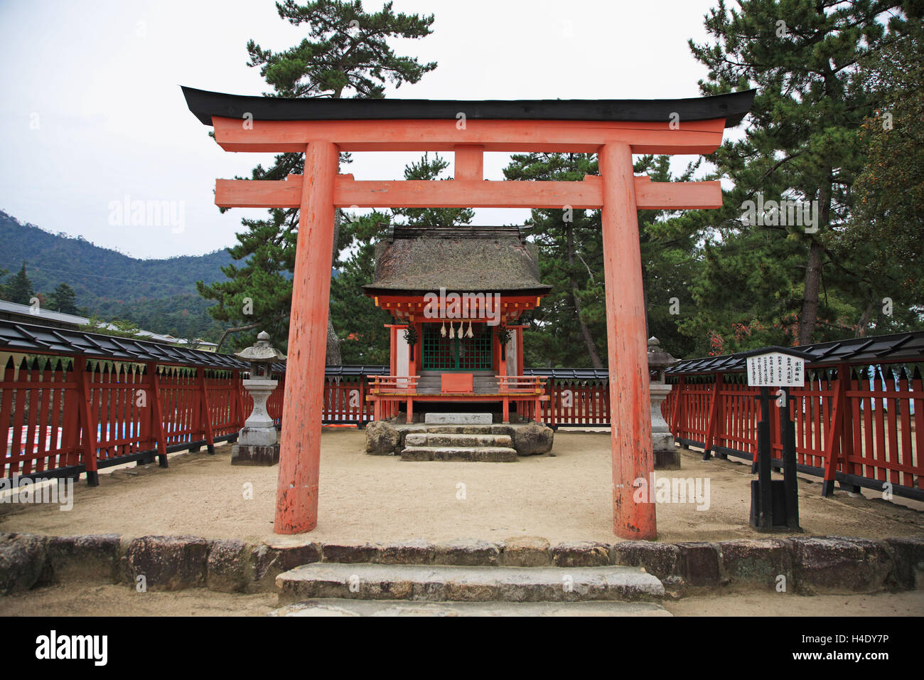 Japan, Hiroshima, Miyajima Iceland, Kiyomori Shrine Stock Photo